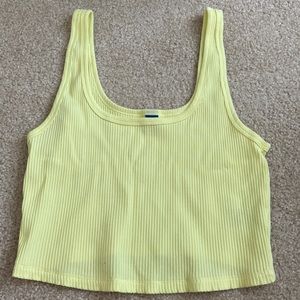 Old Navy ribbed cropped tank top